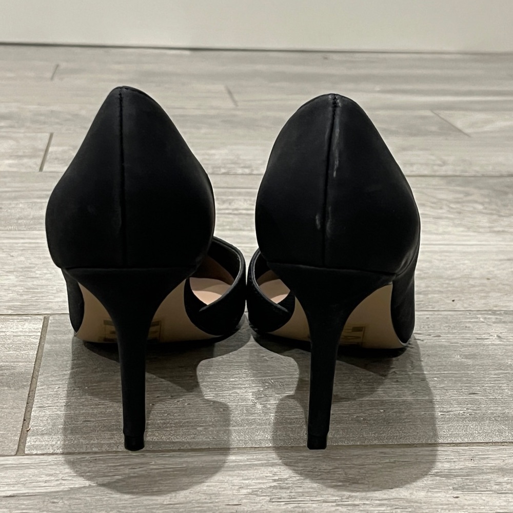 Call It Spring Vegan Black Pointed Toe Heels - image 4